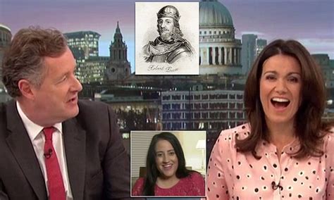 Piers Morgan Discovers He Is Related To Robert The Bruce Daily Mail