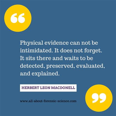 Famous Forensic Science Quotes Quotesgram