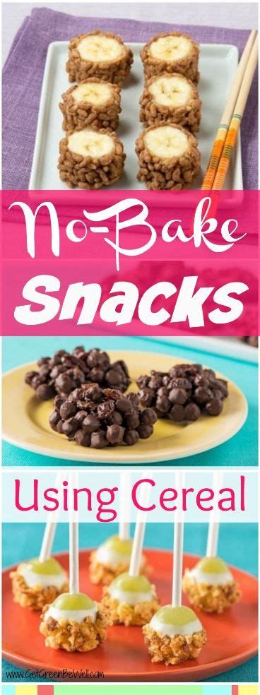Fun And Easy No Bake Snack Recipes For Kids Kids Cooking Recipes