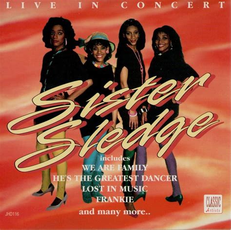 Sister Sledge Live In Concert 1993 Cd Discogs