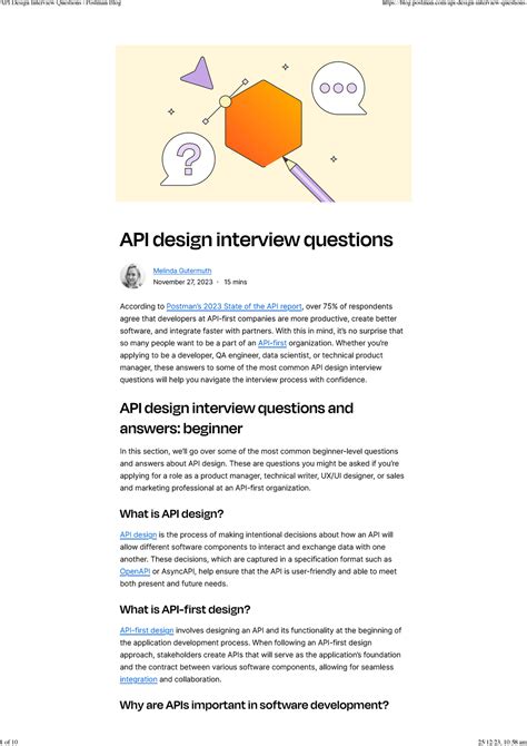 Api Design Interview Questions Postman Blog Api Design Interview