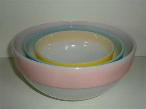 Fire King Colonial Kitchen Mixing Bowls Fire King Pinterest