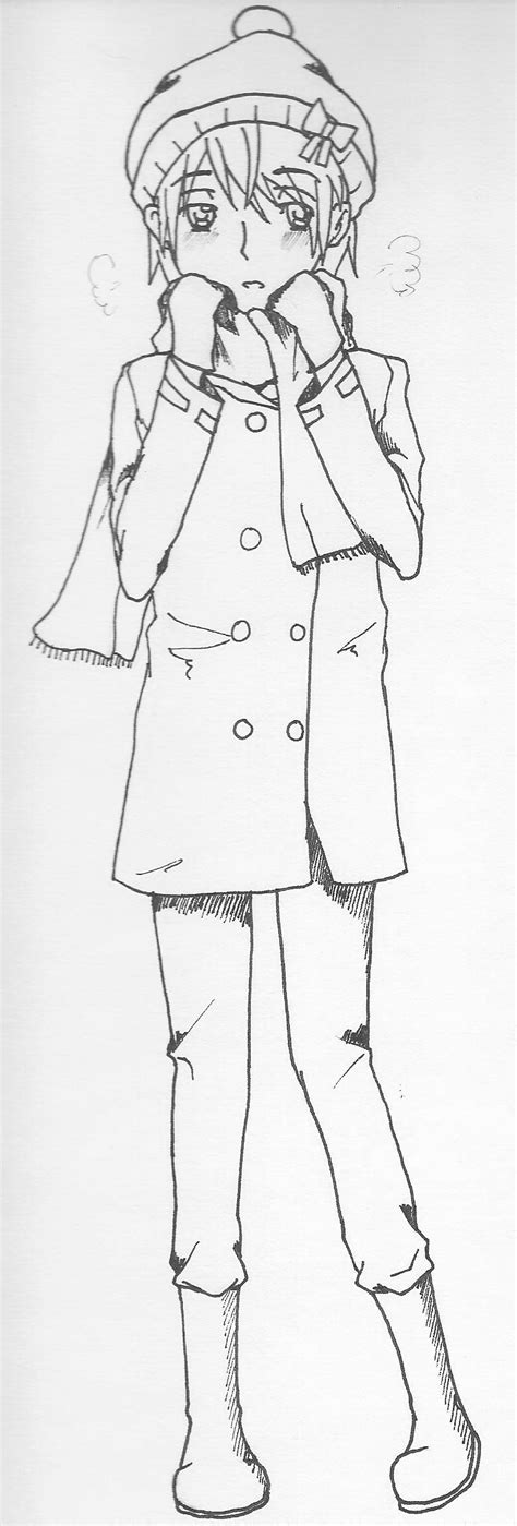 See more ideas about drawing clothes, character design, anime outfits. Girl in Winter Clothes by naotoshirogane1 on DeviantArt