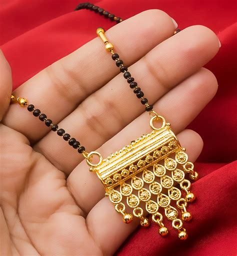 Aadita Ethnic Traditional Bridal Stylish Gold Plated Mangalsutra For
