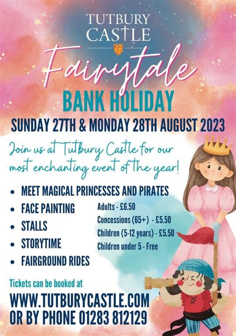 Fairytale Bank Holiday Tutbury Castle Burton Upon Tren August 27