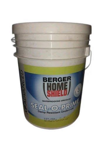 Berger Home Shield Seal O Prime 20 Litre At Rs 3250bucket In