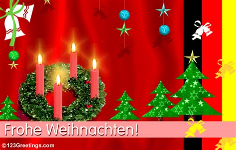 Wish A Merry Christmas In German Free German Ecards Greeting Cards