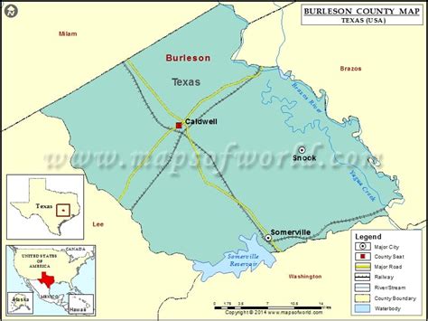 Burleson County Map Map Of Burleson County Texas
