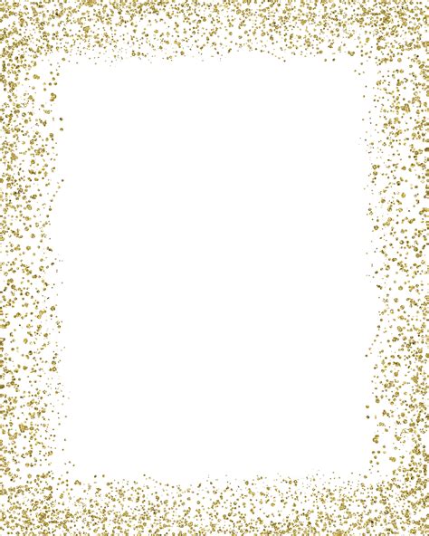 Gold Page Border - Decorative Frame Border Png Clip Art Image Gallery - Fancy Gold Border Png ...