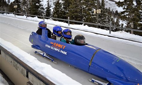 Gone In 60 Seconds My Epic Ride On The Comet Bobsled At Utah Olympic