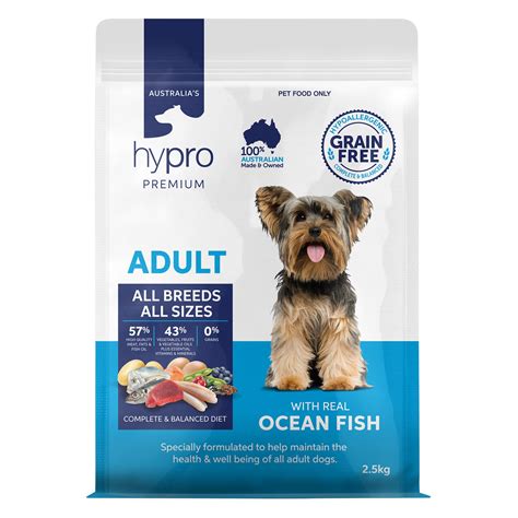 Hypro Premium Grain Free Ocean Fish All Breed Adult Dry Dog Food 25kg