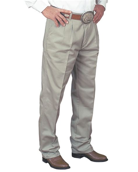Wrangler® Riata® Mens Pleated Front Casual Pants Dress Pants