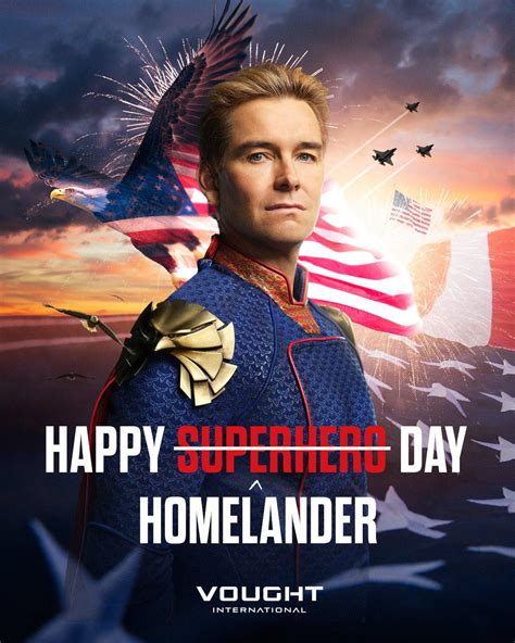 Homelander Themed Poster For National Superhero Day Rtheboys