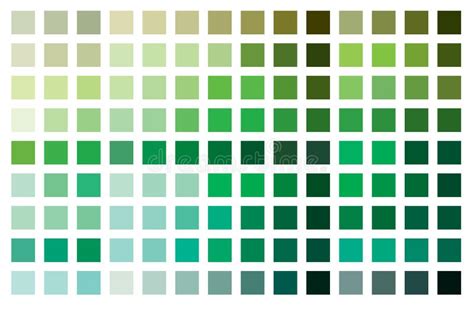 Paleta de cores verde ilustração stock Ilustração de paleta 85272077
