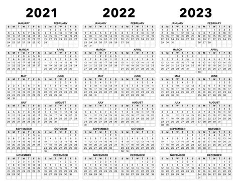 Calendar 2022 And 2023 Printable Calendar 2022