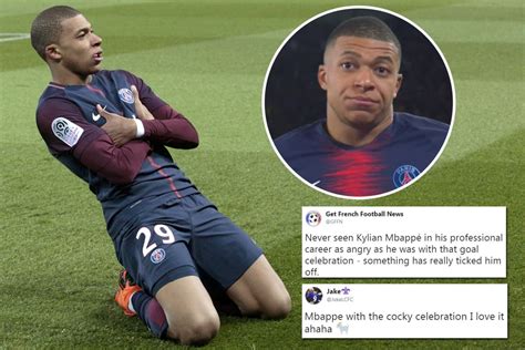 kylian mbappe debuts new celebration and fans can t tell if he is cocky or angry after netting