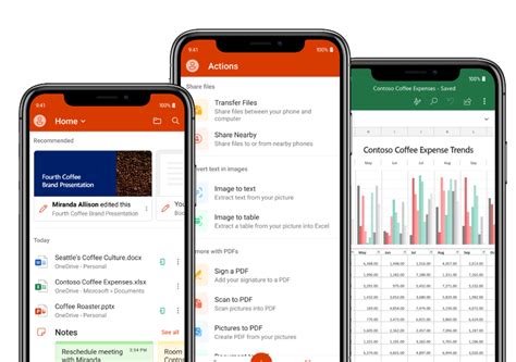 Microsoft Office Mobile Apps For Ios Word Excel Powerpoint