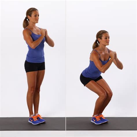 Narrow Squat Best Leg Exercises Popsugar Fitness Photo 17