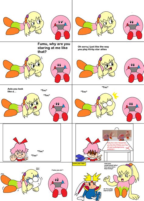 Tiff Flirts With Kirby Alternate Version By Blackwargreymon2003 On