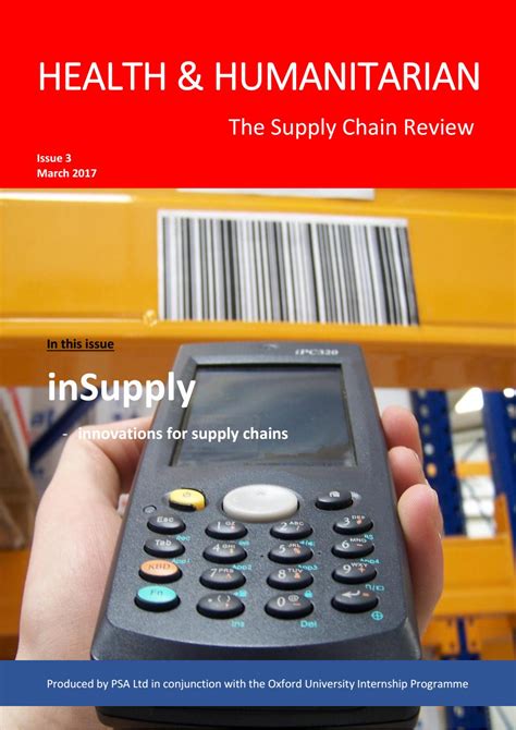 Health And Humanitarian The Supply Chain Review Issue 3 2017 By Pamela