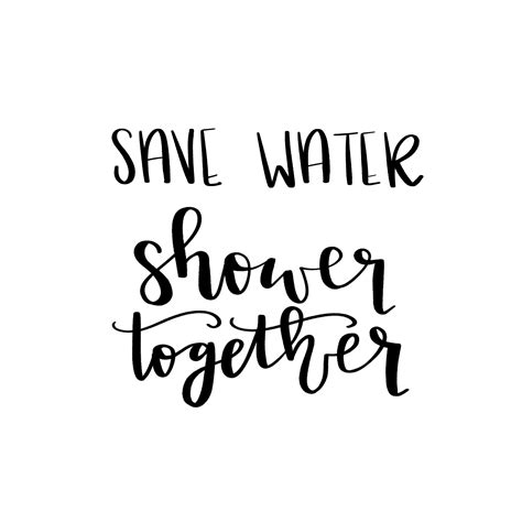 Save Water Shower Together Etsy