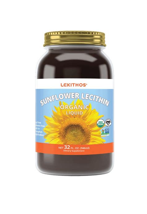 Lekithos 100 Natural Sunflower Lecithin Cold Pressed