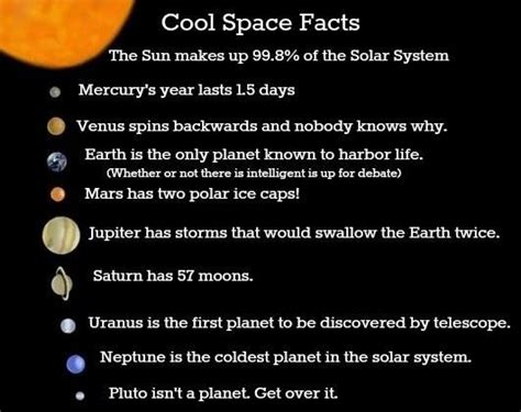 Very Basic Facts About Our Solar System You Can Start Teaching