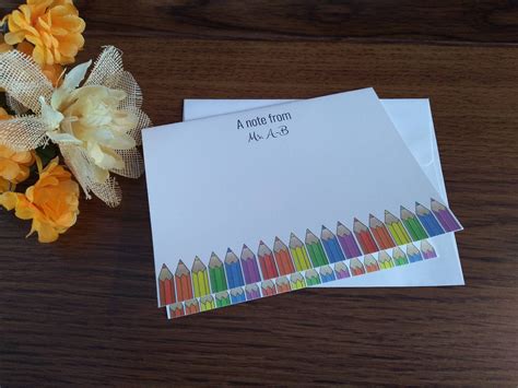 12 Notecards Personalized Note Cards Custom Note Cards Etsy