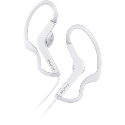 Sony As210 Sport In Ear Headphones White Mdras210w Bandh Photo