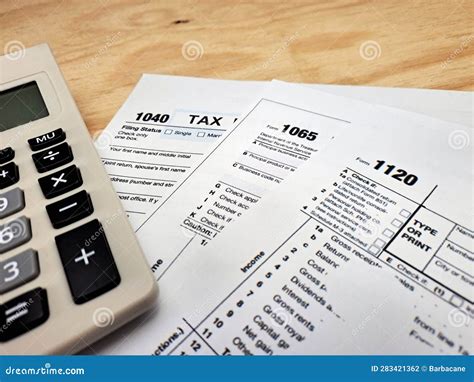 Form 1040 1065 1120 Us Return Of Partnership Income United States Tax