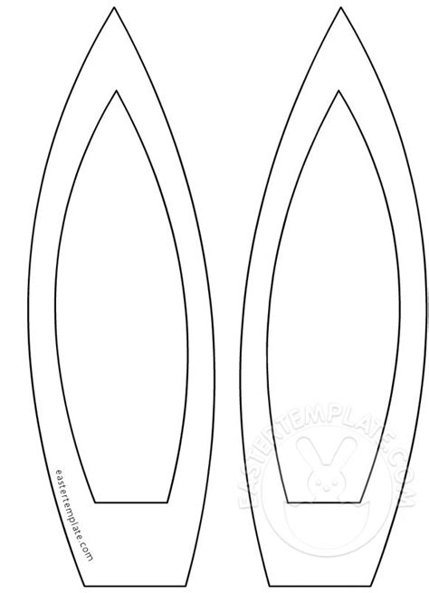 Printable Bunny Ears Template Pdf Get Your Hands On Amazing Free