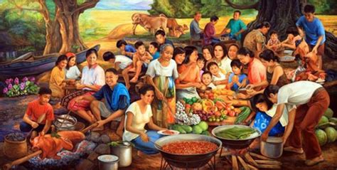 Filipinos And Their Food In 2023 Filipino Art Philippine Art