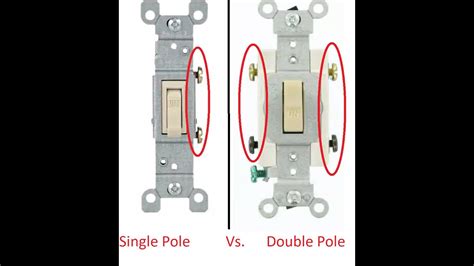 Single Pole Vs Double Pole Switch Double Pole Switch Wiring Understand