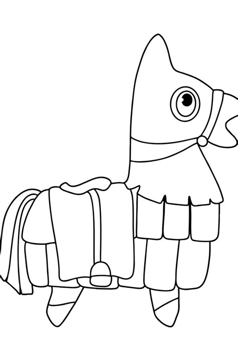 Fortnite Llama Coloring Page ♥ Online And Print For Free
