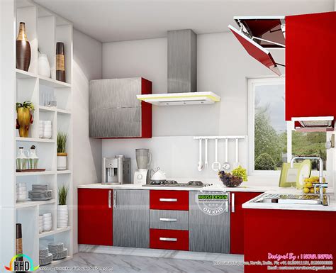 It can be left in the natural state. Kerala kitchen interiors - Kerala home design and floor plans