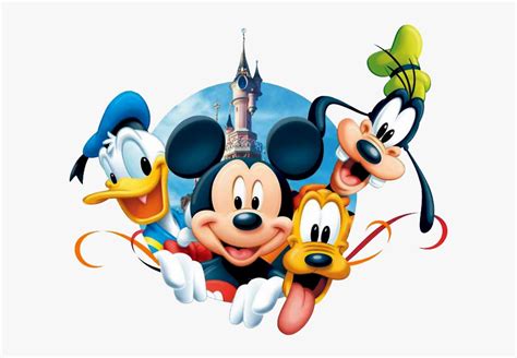 Mickey Goofy Donald Pluto Free Transparent Clipart Clipartkey