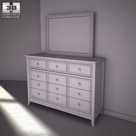 Your current browser isn't compatible with soundcloud. Ashley Martini Suite Dresser & Mirror - 3D model. #Suite ...