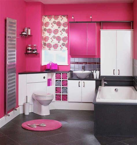Bright Pink Bathroom Accessories Everything Bathroom