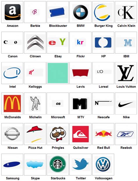 Logo Quiz Answers