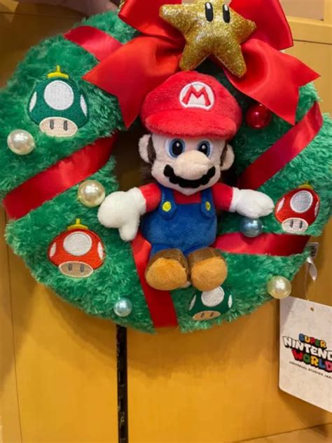 Usj Mario Christmas Wreath Super Nintendo World Universal Studios Japan