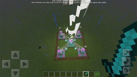 How To Make Ender Crystal Beam In Mcpe Youtube