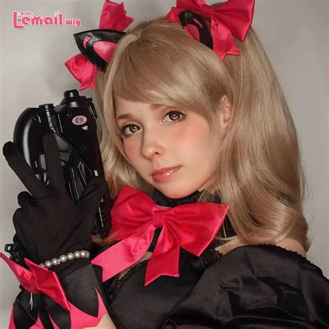 L Email Wig Game Ow Dva Black Cat Cosplay Wigs Long Ponytails Cosplay