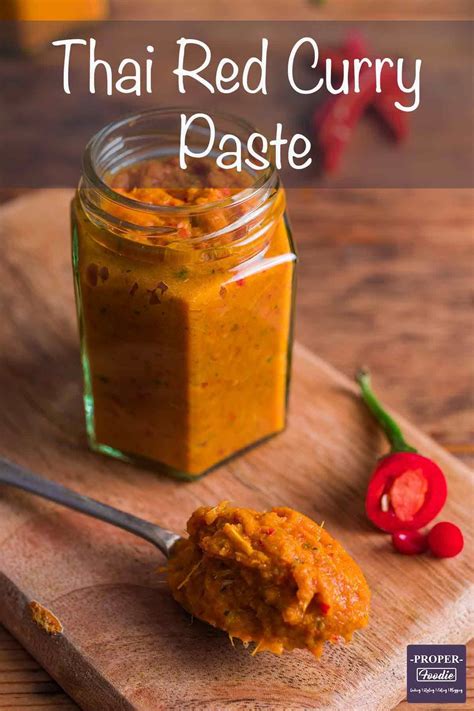 Homemade Thai Red Curry Paste Curry Paste Thai Curry Recipes Red