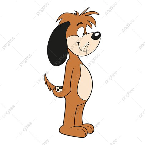 Gambar Kartun Anjing Yang Bahagia Menggambar Karakter Anjing Gambar