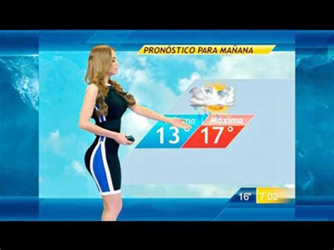 墨西哥天气预报女孩 性感走红 节目收视率爆表 组图 新浪新闻