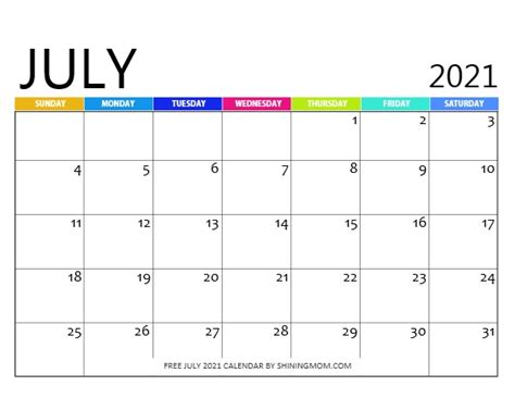 View 16 July Calendar 2021 Printable Aesthetic Fronttrendapply
