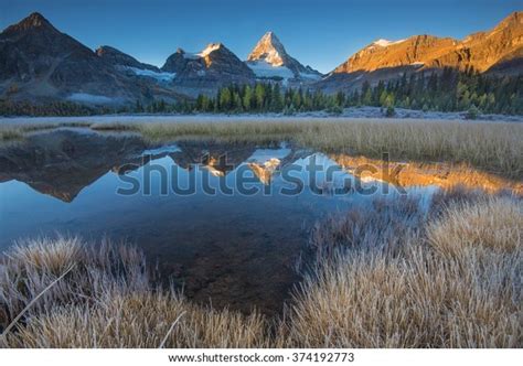 Mount Assiniboine Sunrise Reflection Stock Photo 374192773 Shutterstock