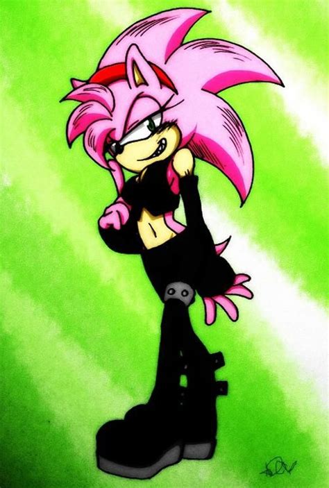 Rosy The Rascal Maidservant Rosy The Rascal Amy Rose Sonic Fan Art