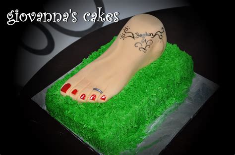 Giovannas Cakes Foot Cake