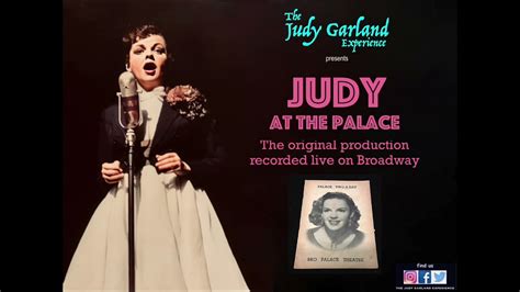 JUDY GARLAND Live On Broadway JUDY AT THE PALACE Original 1951 1952